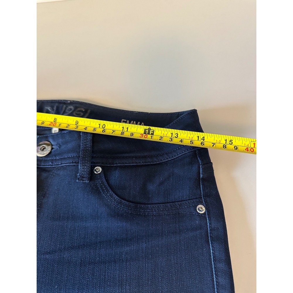 DL1961 Emma Legging Dark Indigo Skinny Low Rise Jeans | Size 27 - Picture 7 of 9